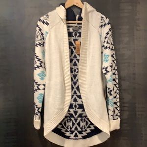 Pendleton Cocoon Cardigan Aztec Hoodie NWT M